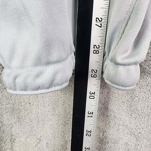 Mens Gray Nike Vapor Pro Baseball Pants 19" Inseam 100% Polyester Size L - Picture 13 of 14